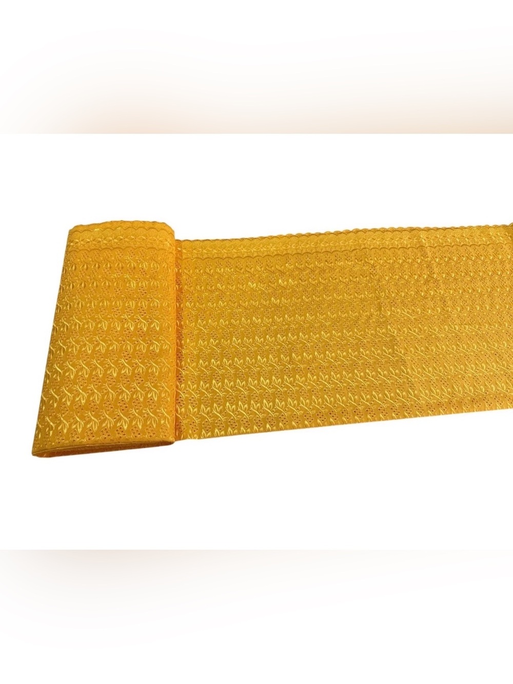 Gold Lace Trim Ribbon for Women's Accessories